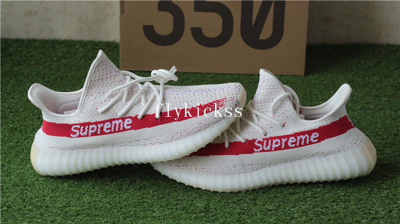 Supreme x Adidas Yeezy Boost 350 V2 White